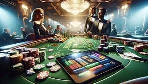 Meja Live Baccarat dengan dealer profesional di studio ambil4d
